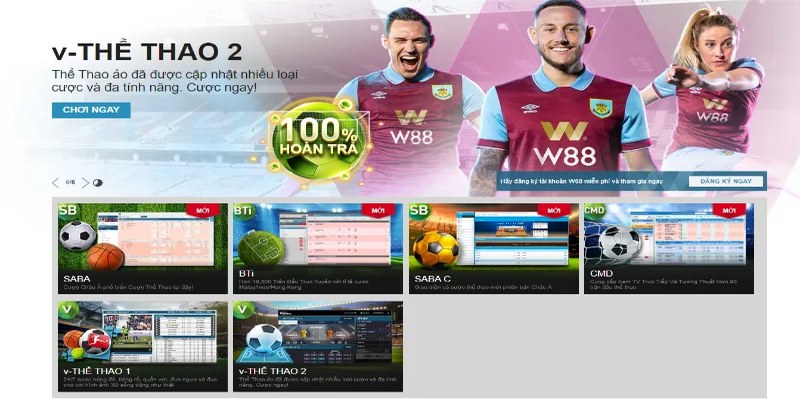 Cá Cược W88 Thể Thao - Sảnh Kèo Bóng Đá Trực Tuyến 2026 6 Theo dõi tỷ lệ cược thể thao W88 thường xuyên