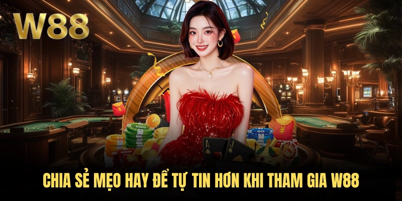 Chia sẻ mẹo hay để tự tin hơn khi tham gia W88